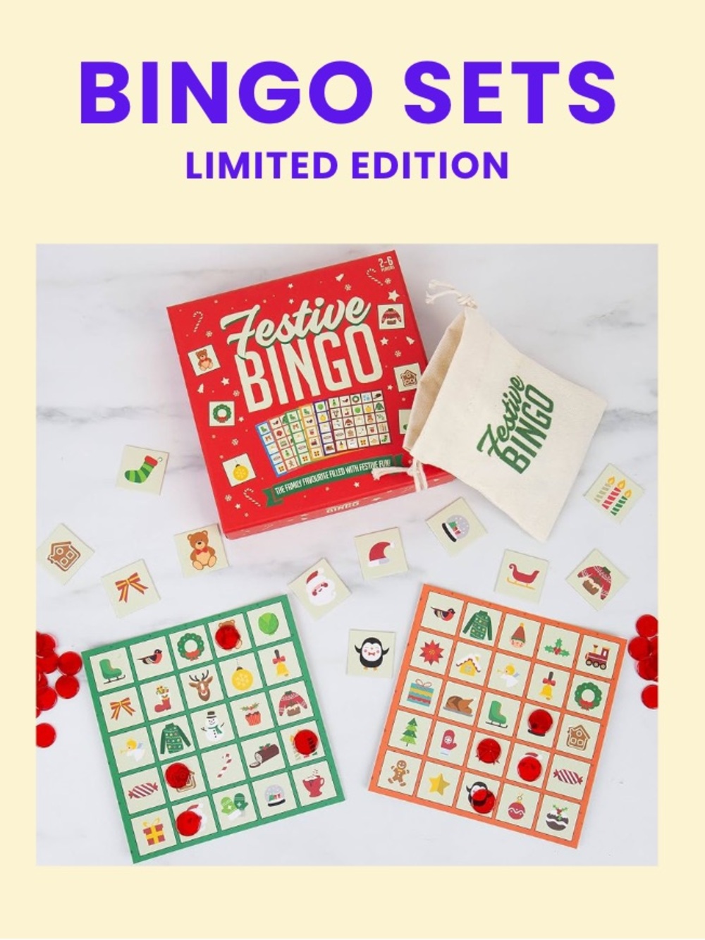 Holiday Game Set - Christmas BINGO